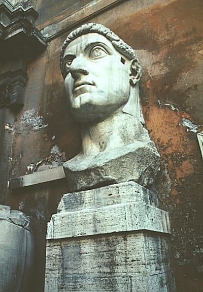 Colossal marble head of Constantine (Capitoline Museums, Rome)