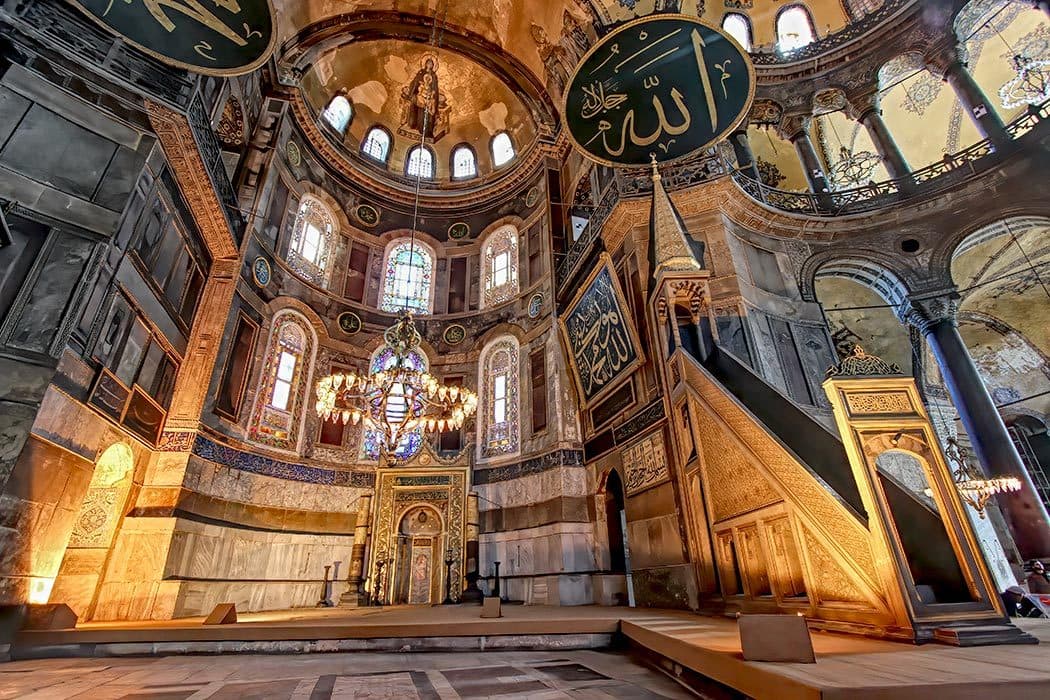 Interior of Hagia Sophia, Istanbul