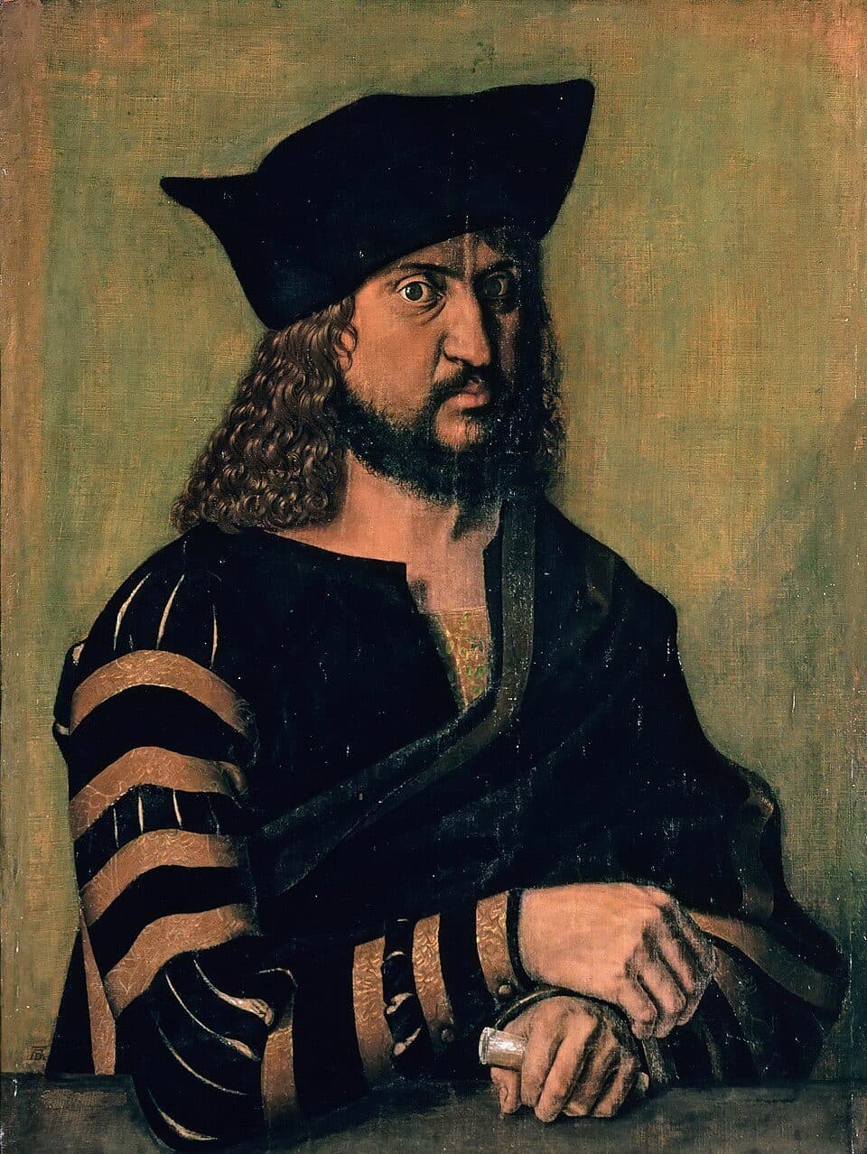 Dürer's portrait of Frederick the Wise (1496, Berlin)
