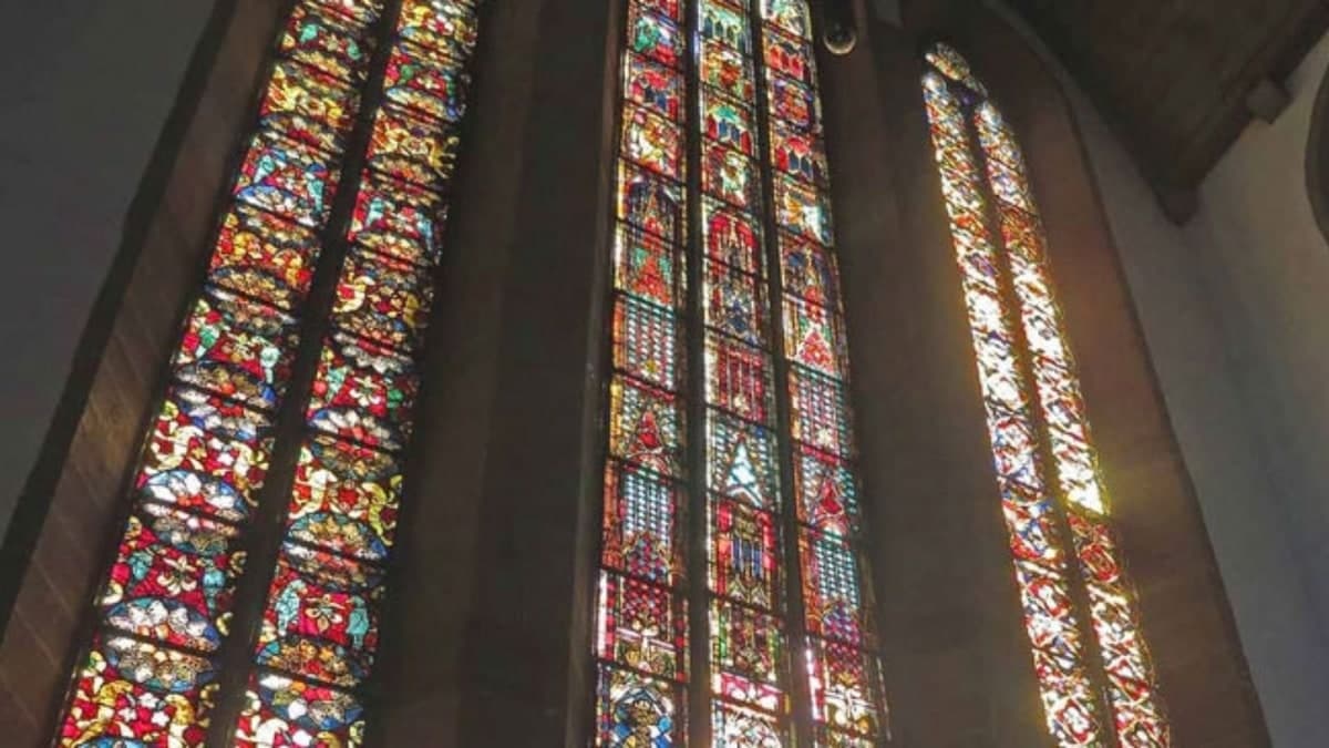Stained glass windows of the Augustinian friary church, Erfurt