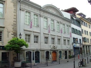 The house on Neumarkt in Zurich where Grebel lived, which carries a plaque