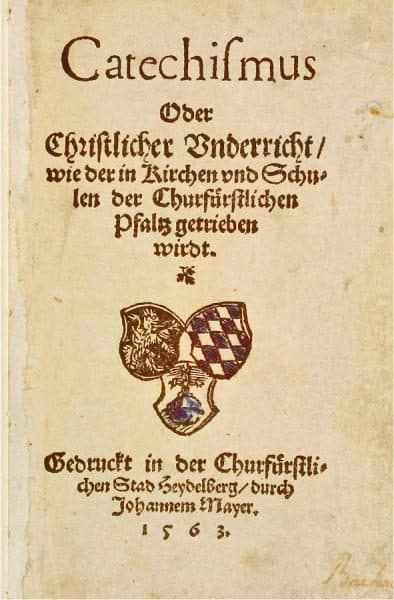 Title page of the Heidelberg Catechism (1563)