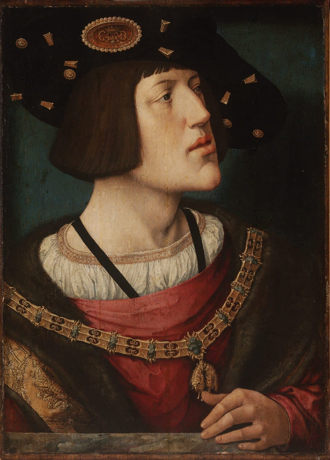 Portrait of the young Charles V by Bernard van Orley (c. 1519)