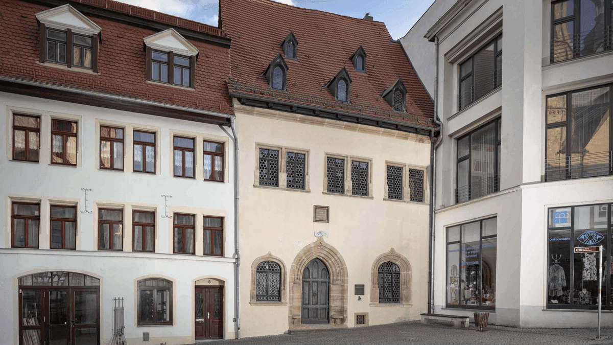 The house in Eisleben where Luther died