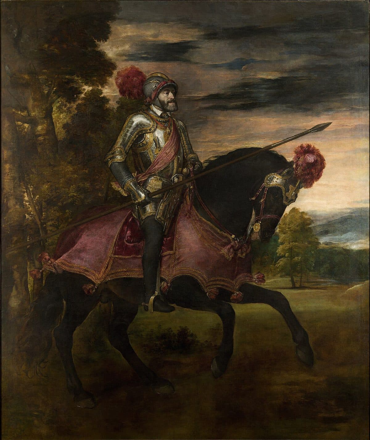 Titian, Charles V at Mühlberg (1548, Prado)