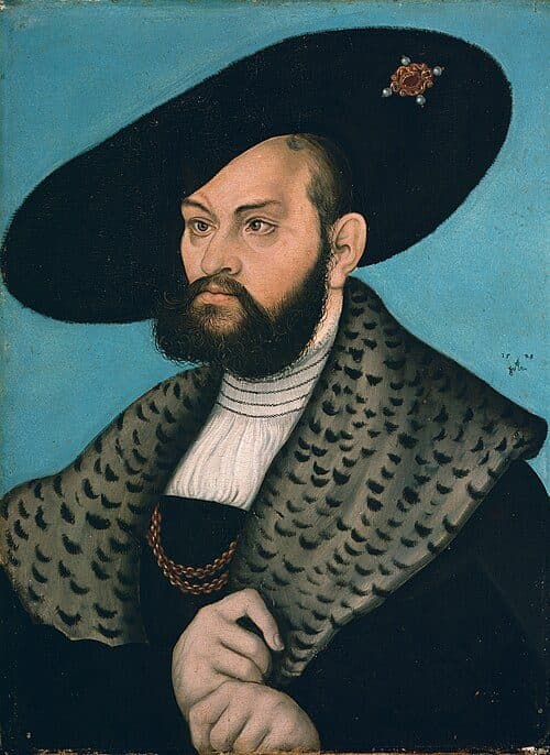 Cranach's portrait of Albert of Prussia (1528)